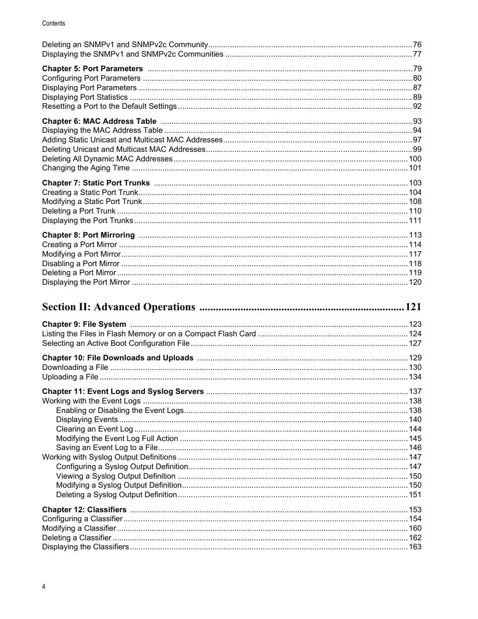 Allied Telesis AT-S63 User Manual | Page 4 / 430