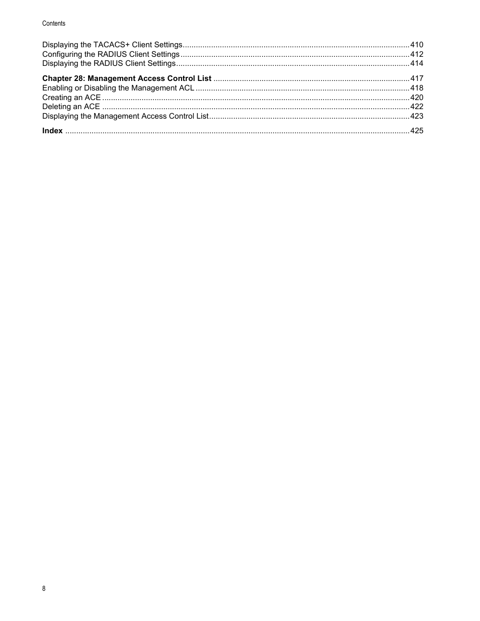 Allied Telesis AT-S63 User Manual | Page 8 / 430