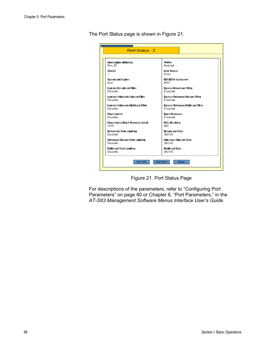 Allied Telesis AT-S63 User Manual | Page 88 / 430