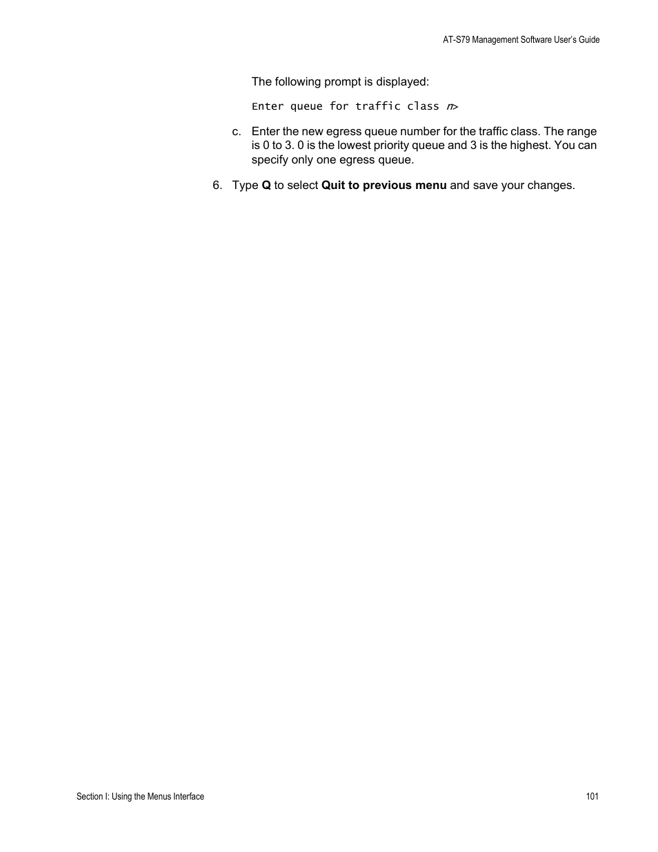 Allied Telesis AT-S79 User Manual | Page 101 / 242