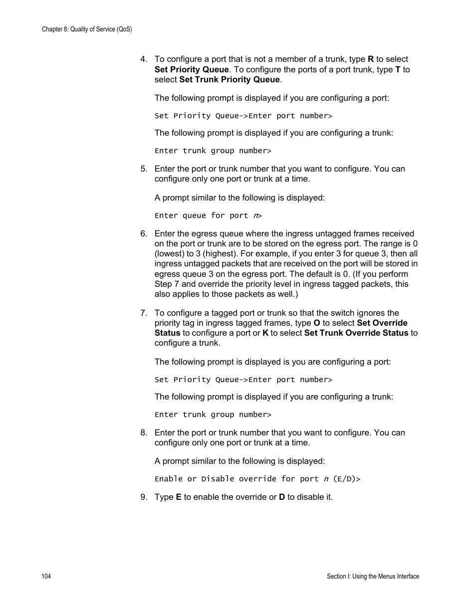 Allied Telesis AT-S79 User Manual | Page 104 / 242