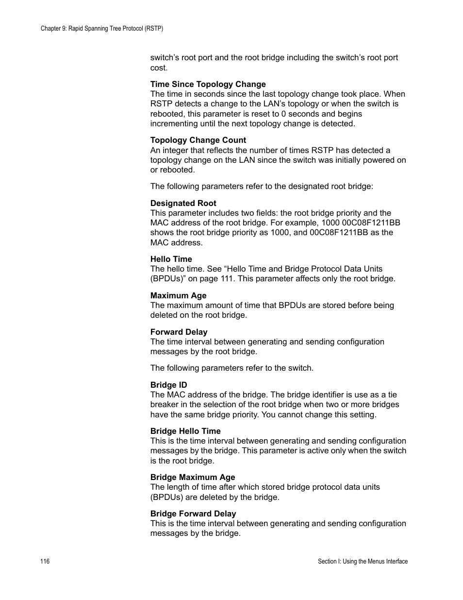 Allied Telesis AT-S79 User Manual | Page 116 / 242