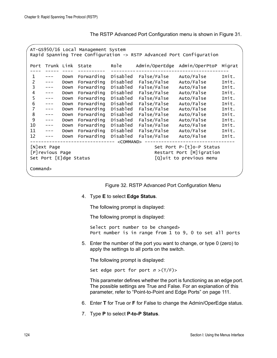 Allied Telesis AT-S79 User Manual | Page 124 / 242