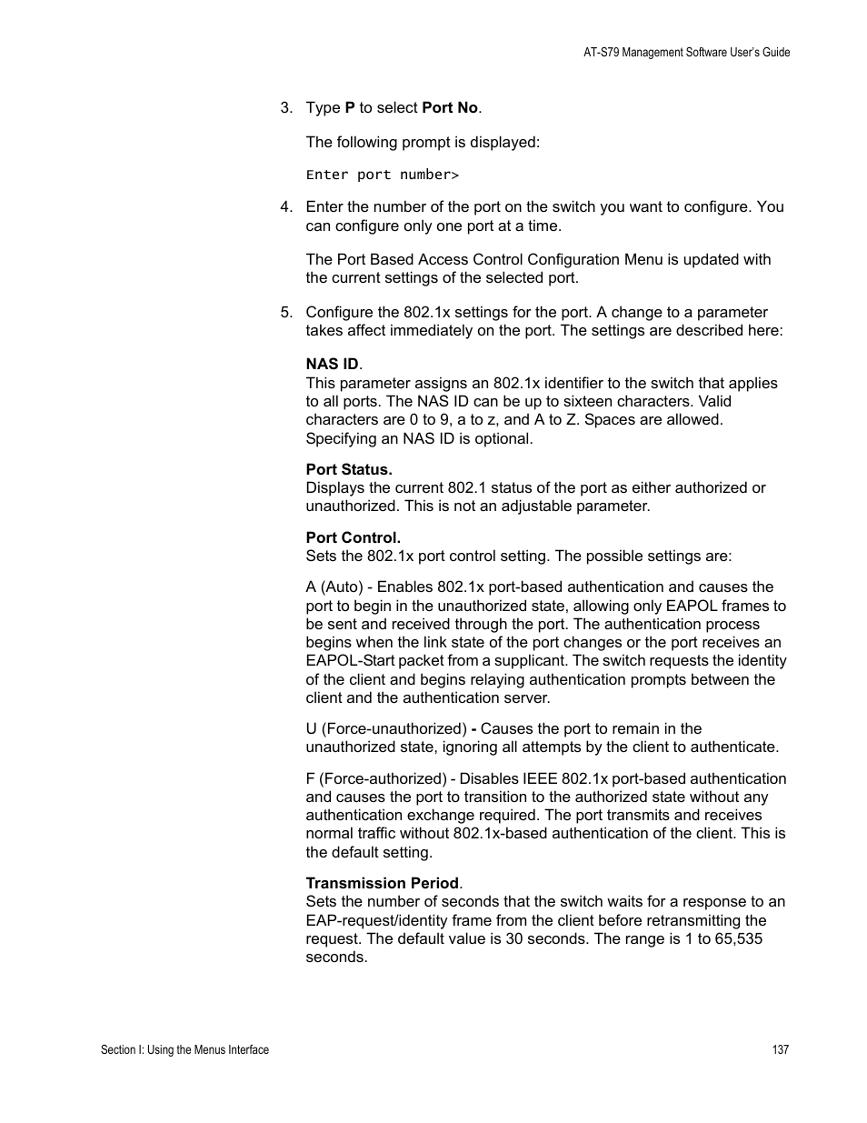 Allied Telesis AT-S79 User Manual | Page 137 / 242