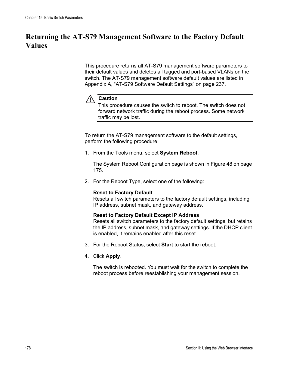 Allied Telesis AT-S79 User Manual | Page 178 / 242