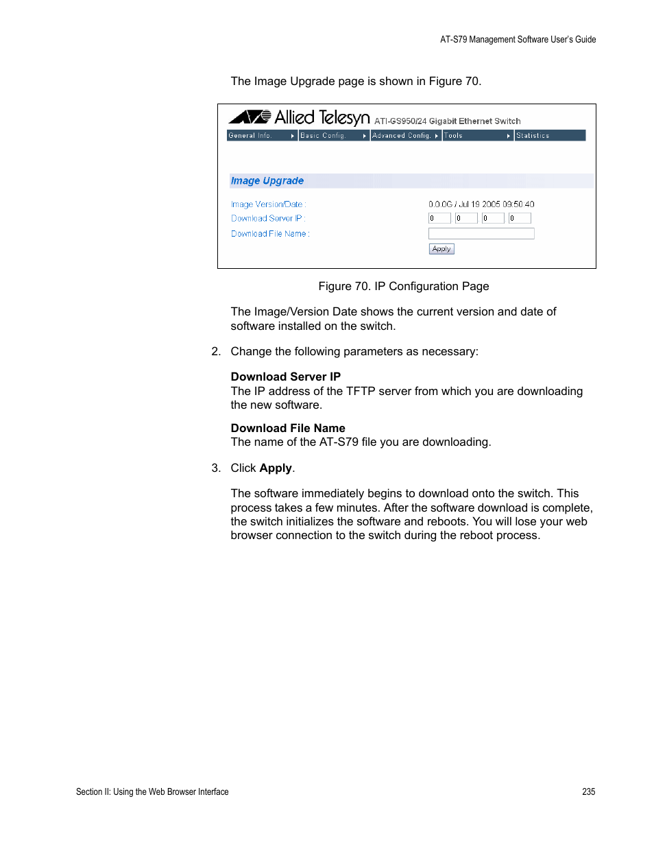 Allied Telesis AT-S79 User Manual | Page 235 / 242