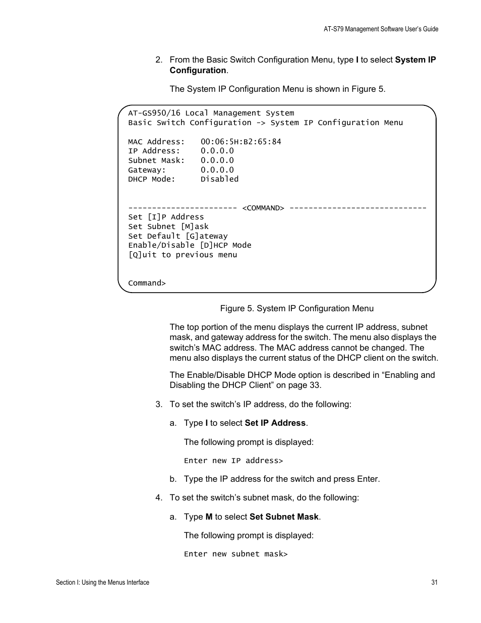 Allied Telesis AT-S79 User Manual | Page 31 / 242