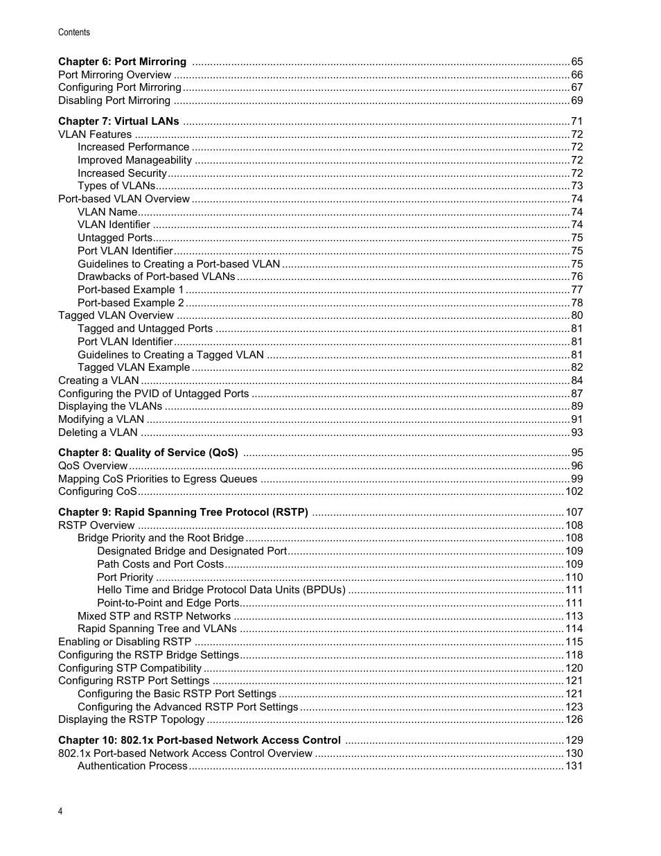 Allied Telesis AT-S79 User Manual | Page 4 / 242