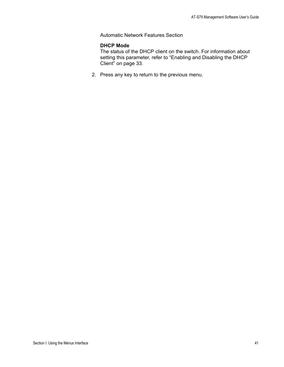 Allied Telesis AT-S79 User Manual | Page 41 / 242