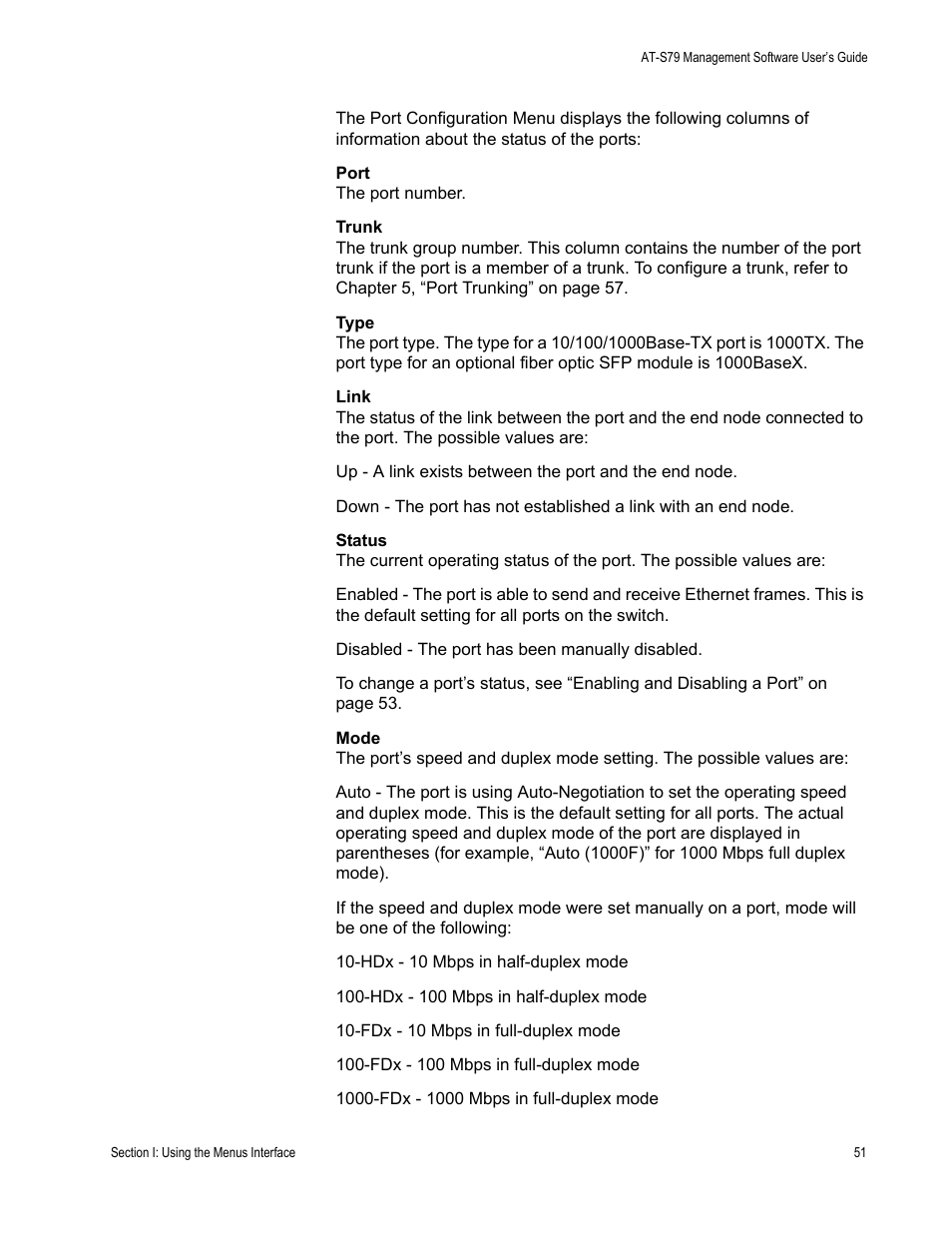 Allied Telesis AT-S79 User Manual | Page 51 / 242