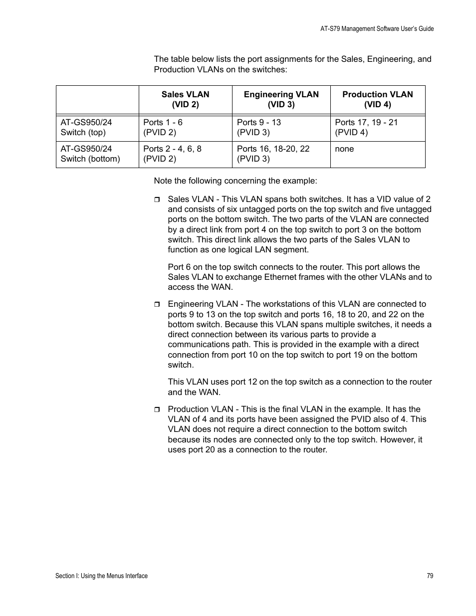 Allied Telesis AT-S79 User Manual | Page 79 / 242