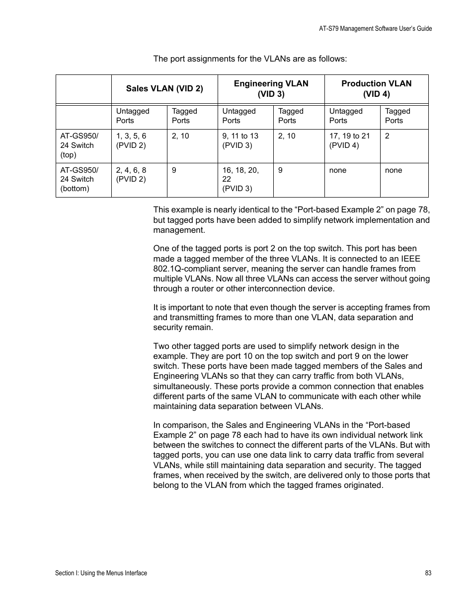 Allied Telesis AT-S79 User Manual | Page 83 / 242