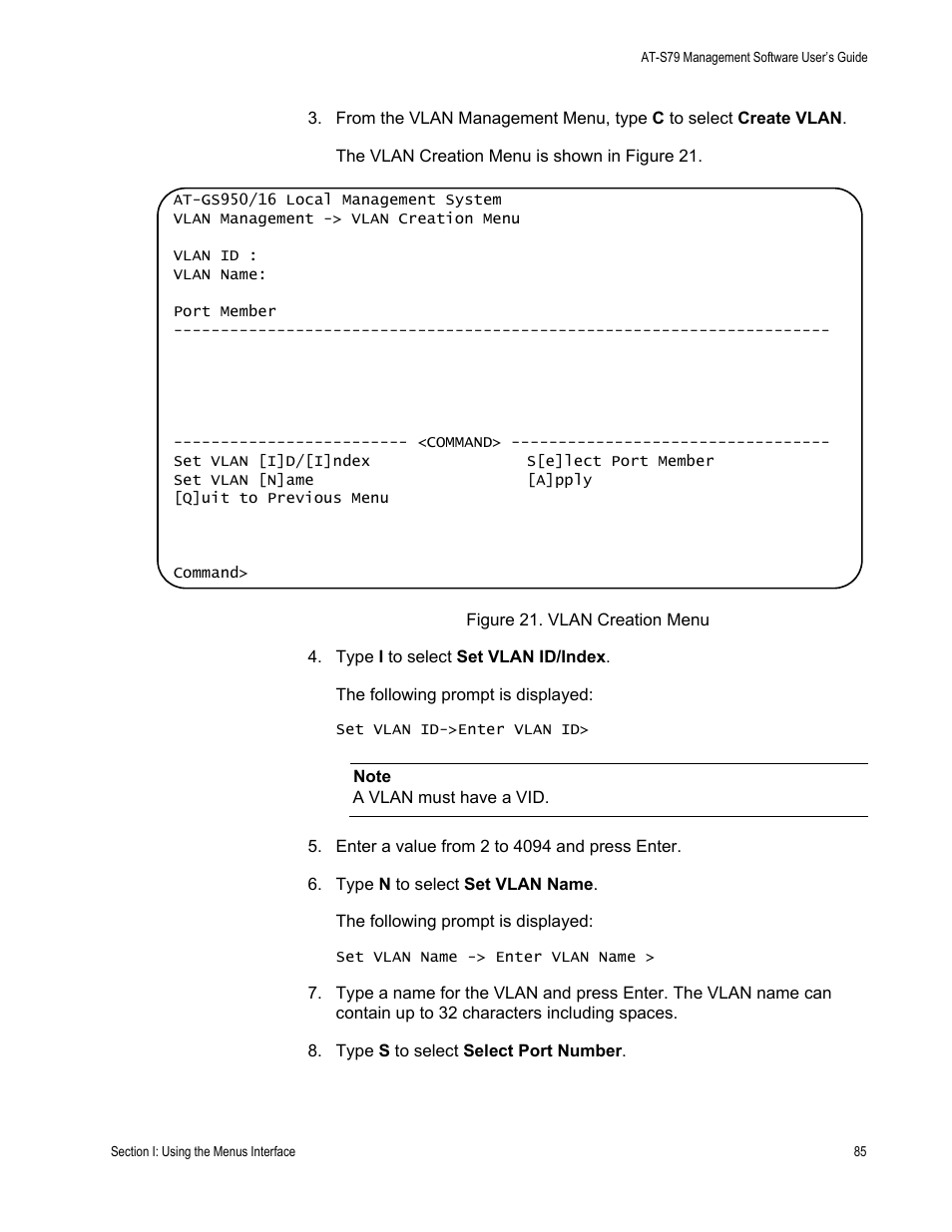 Allied Telesis AT-S79 User Manual | Page 85 / 242