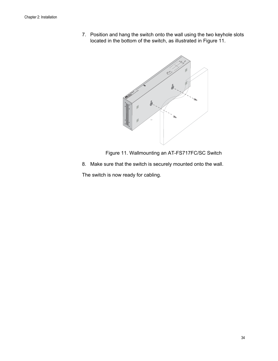 Allied Telesis AT-FS717FC/SC User Manual | Page 34 / 69