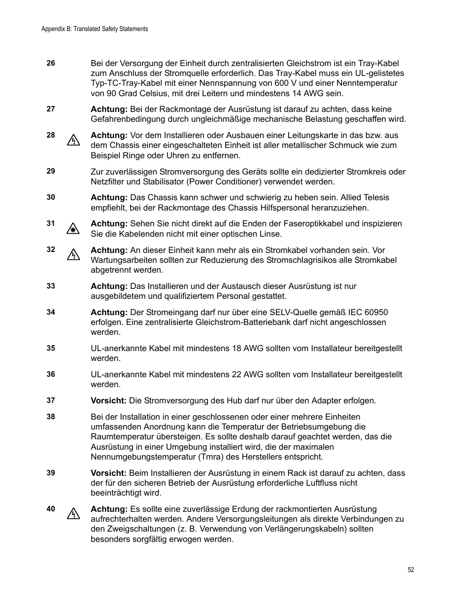 Allied Telesis AT-FS717FC/SC User Manual | Page 52 / 69