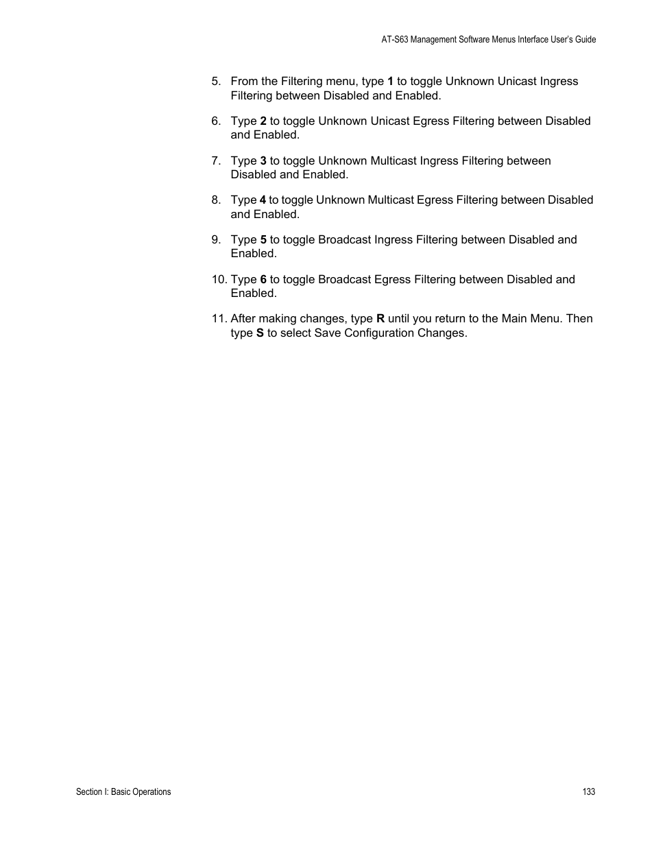 Allied Telesis AT-S63 User Manual | Page 133 / 942