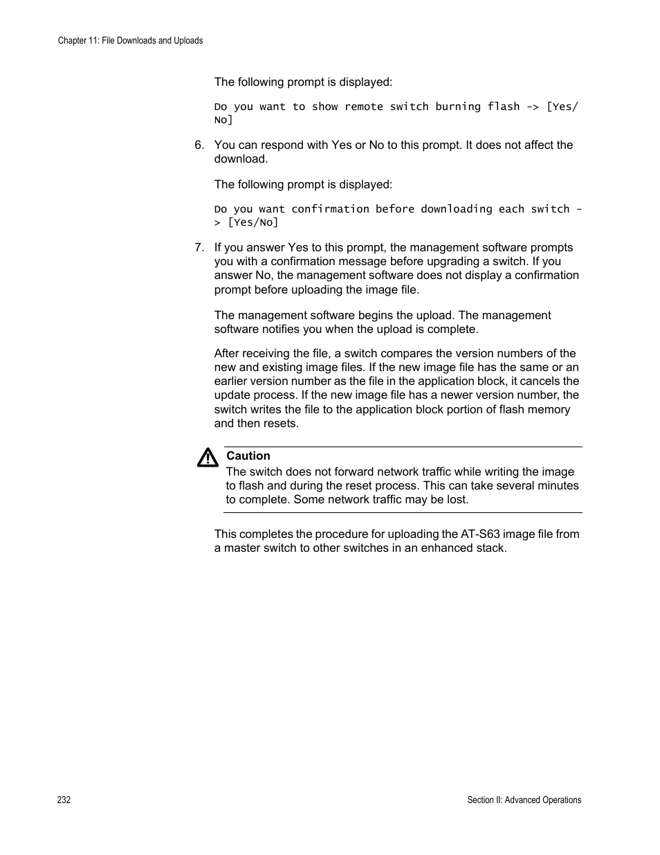Allied Telesis AT-S63 User Manual | Page 232 / 942