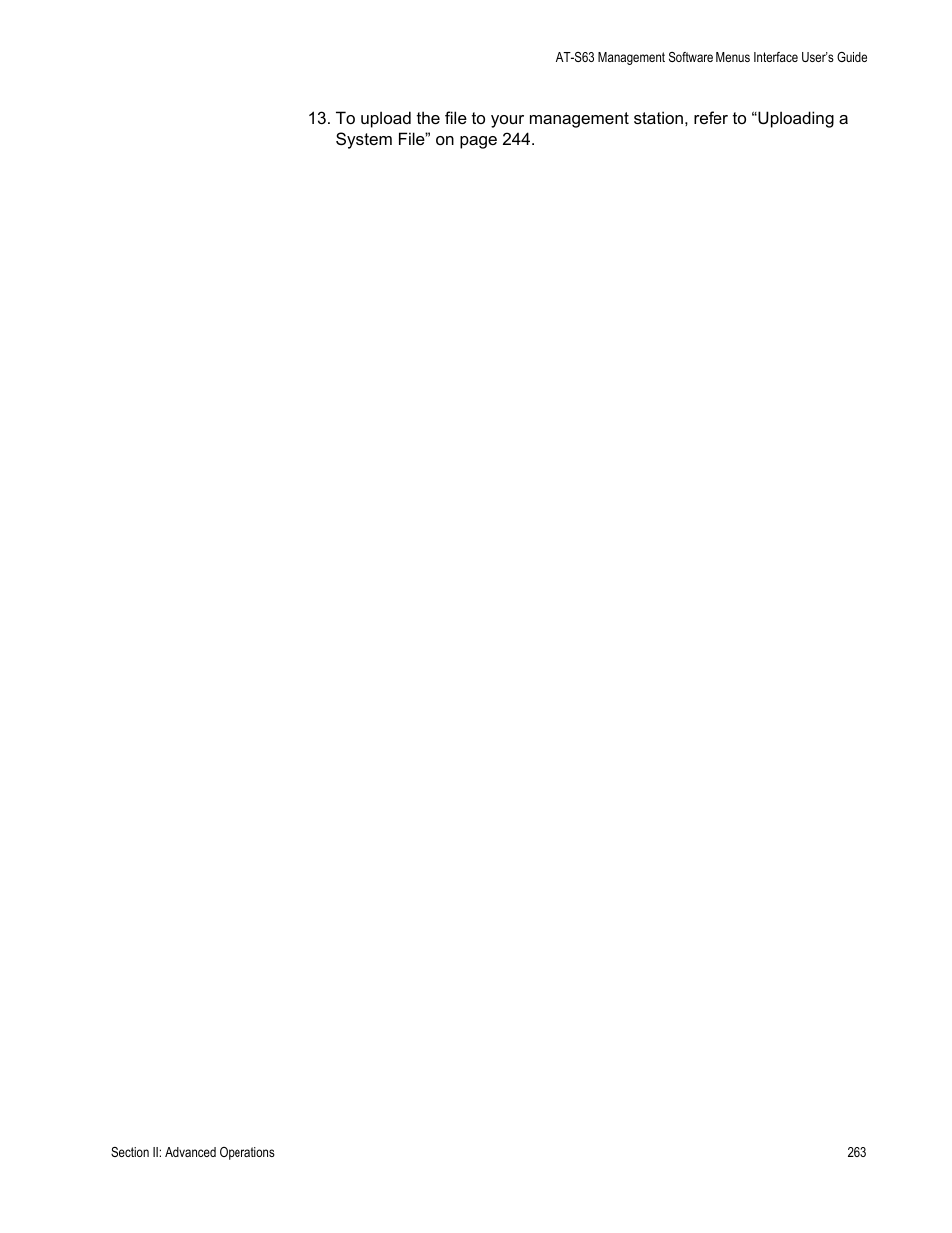 Allied Telesis AT-S63 User Manual | Page 263 / 942