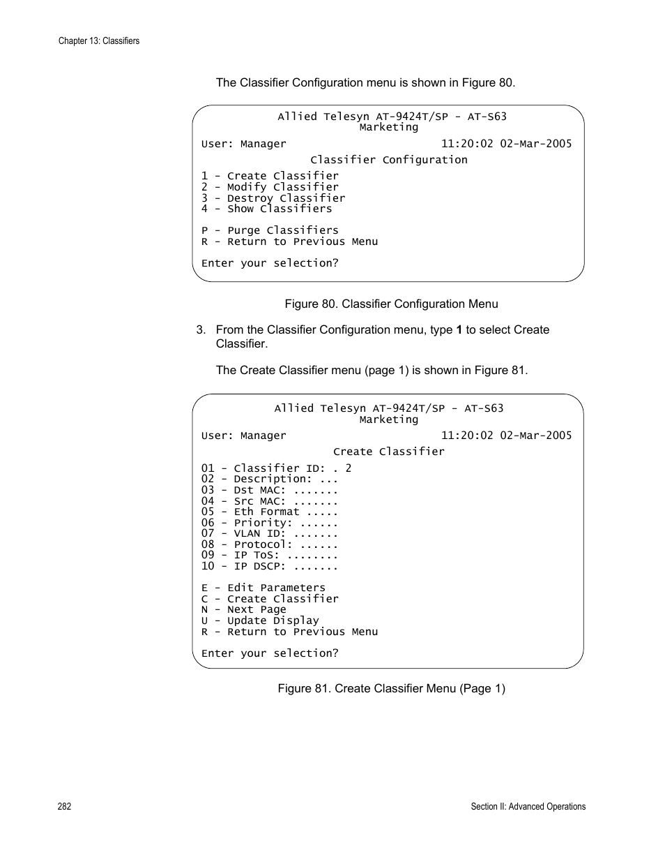 Allied Telesis AT-S63 User Manual | Page 282 / 942