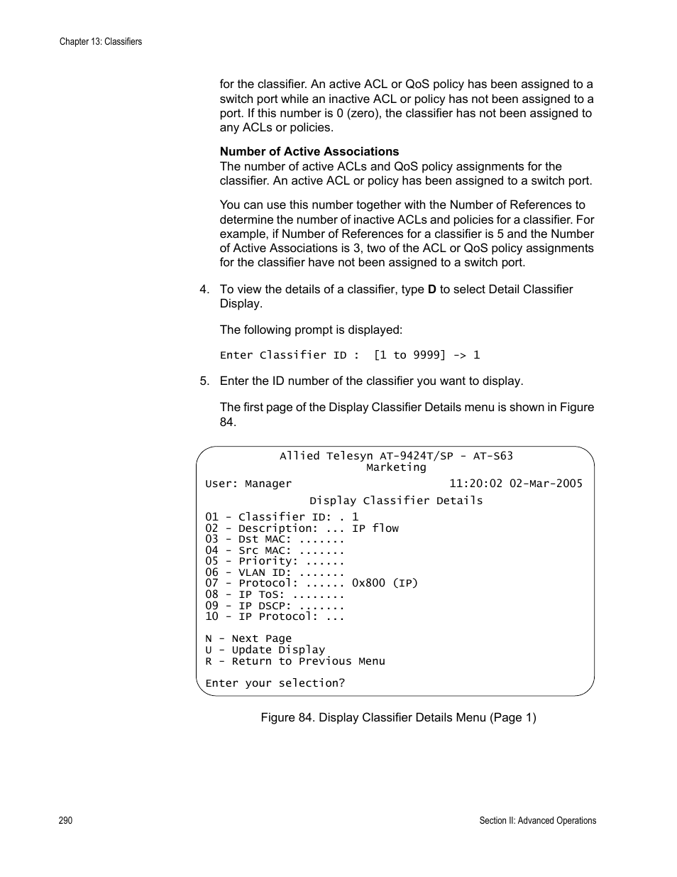 Allied Telesis AT-S63 User Manual | Page 290 / 942