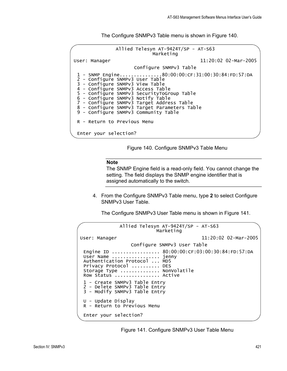 Allied Telesis AT-S63 User Manual | Page 421 / 942