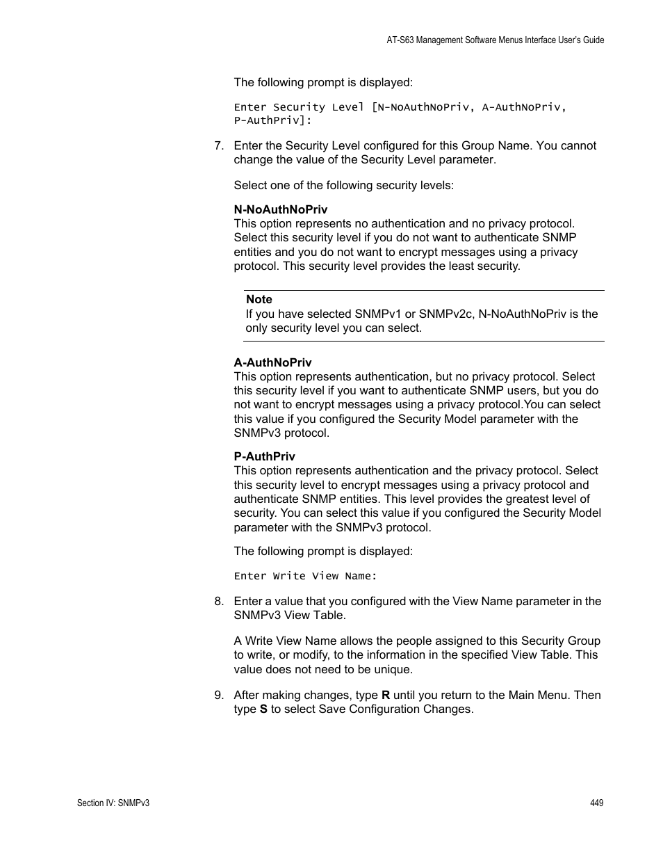 Allied Telesis AT-S63 User Manual | Page 449 / 942