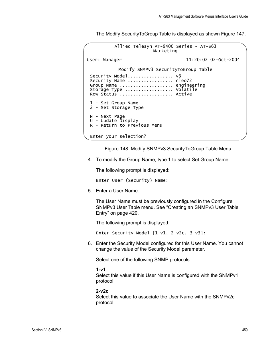 Allied Telesis AT-S63 User Manual | Page 459 / 942