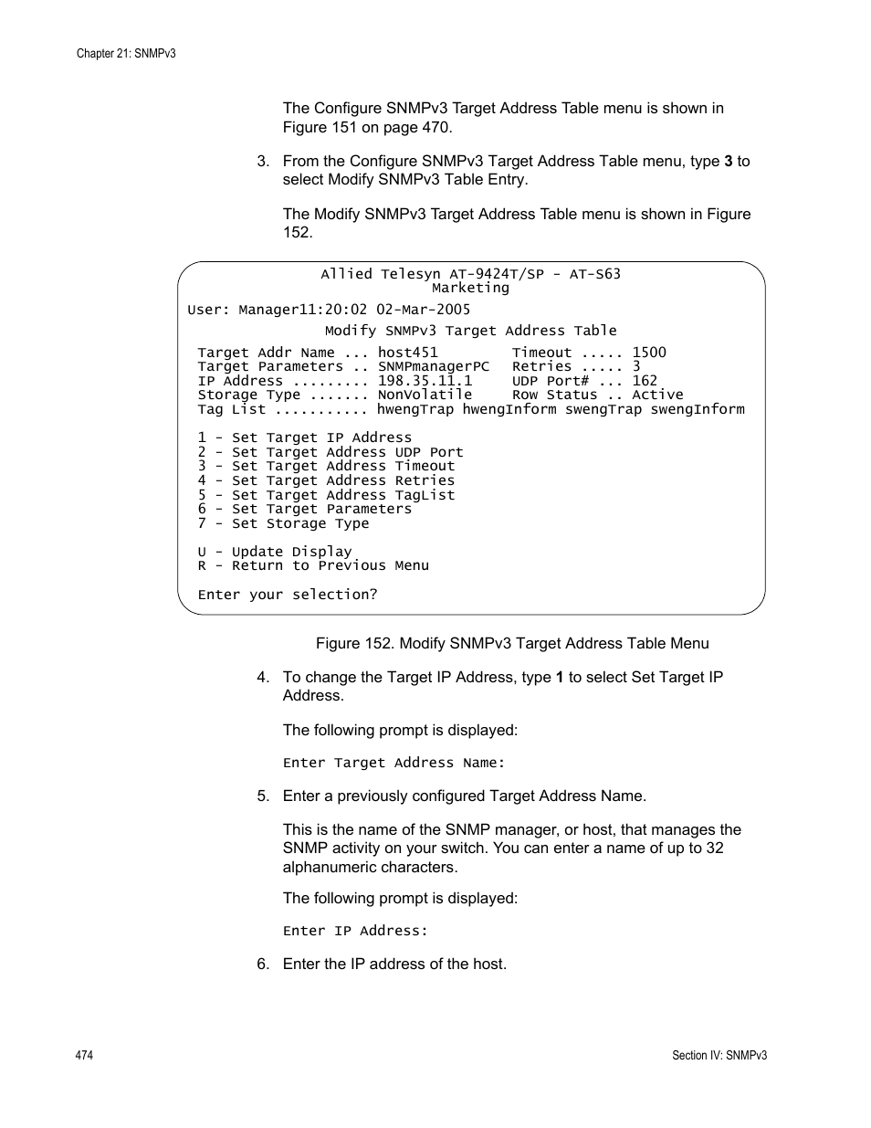 Allied Telesis AT-S63 User Manual | Page 474 / 942