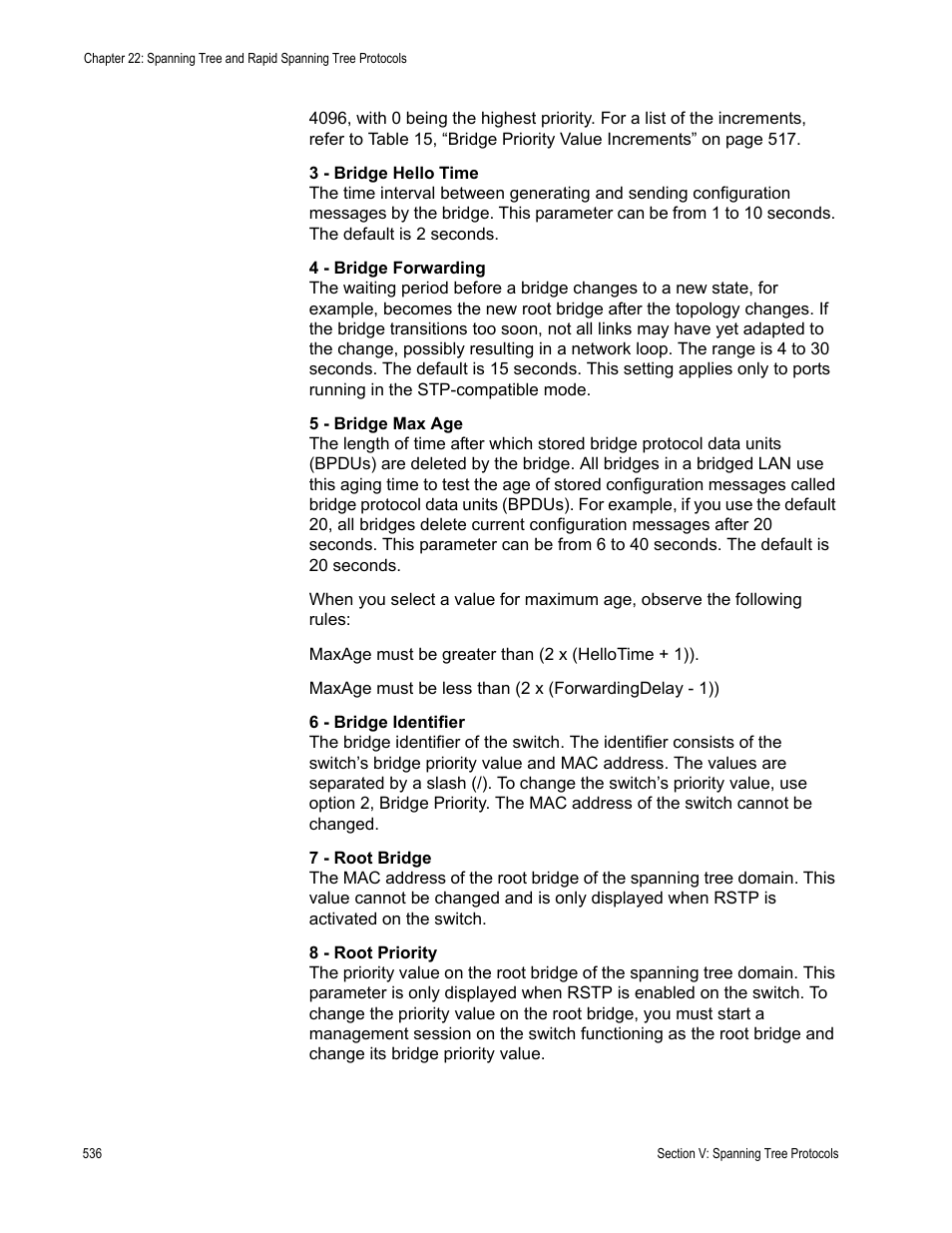 Allied Telesis AT-S63 User Manual | Page 536 / 942
