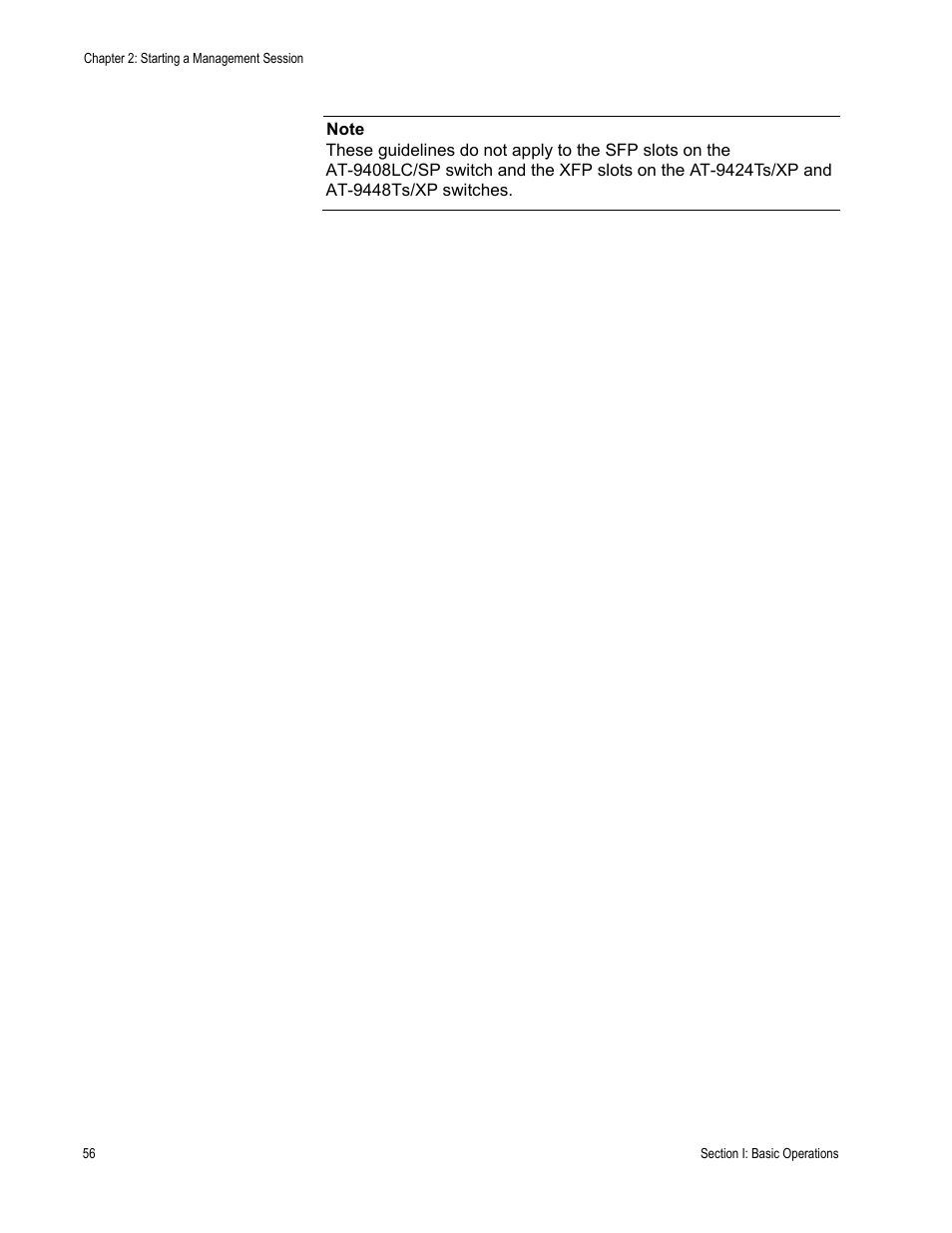 Allied Telesis AT-S63 User Manual | Page 56 / 942