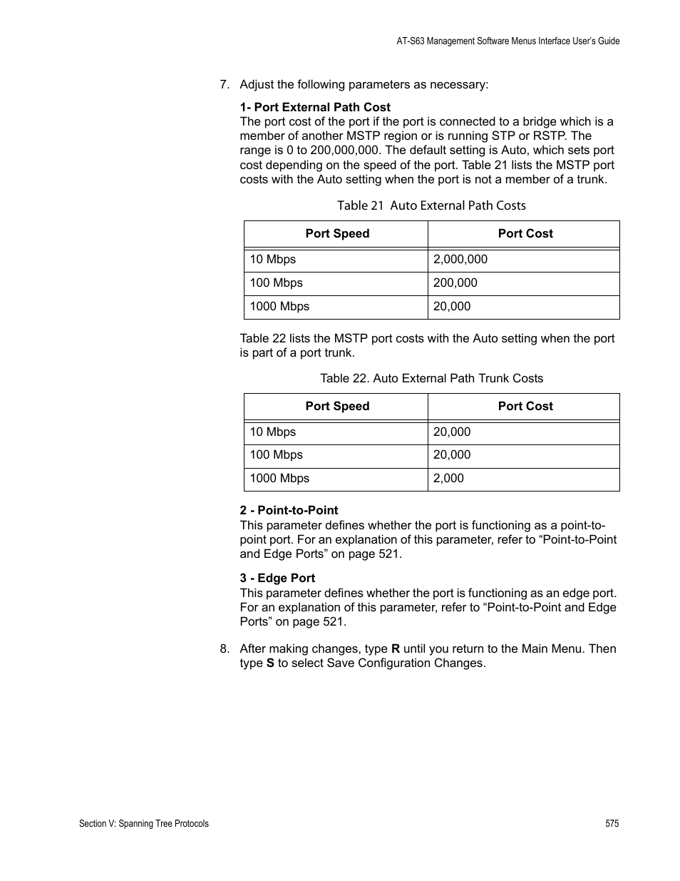 Allied Telesis AT-S63 User Manual | Page 575 / 942