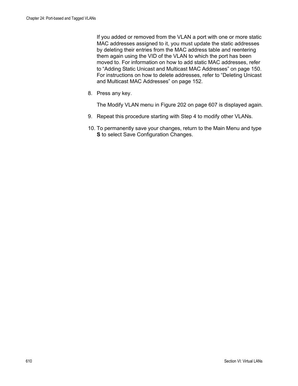 Allied Telesis AT-S63 User Manual | Page 610 / 942