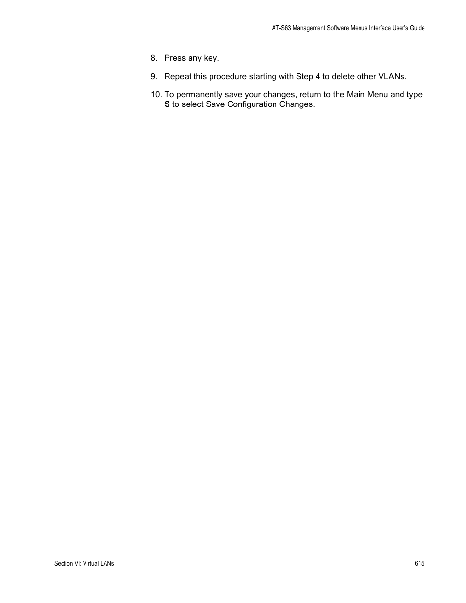 Allied Telesis AT-S63 User Manual | Page 615 / 942