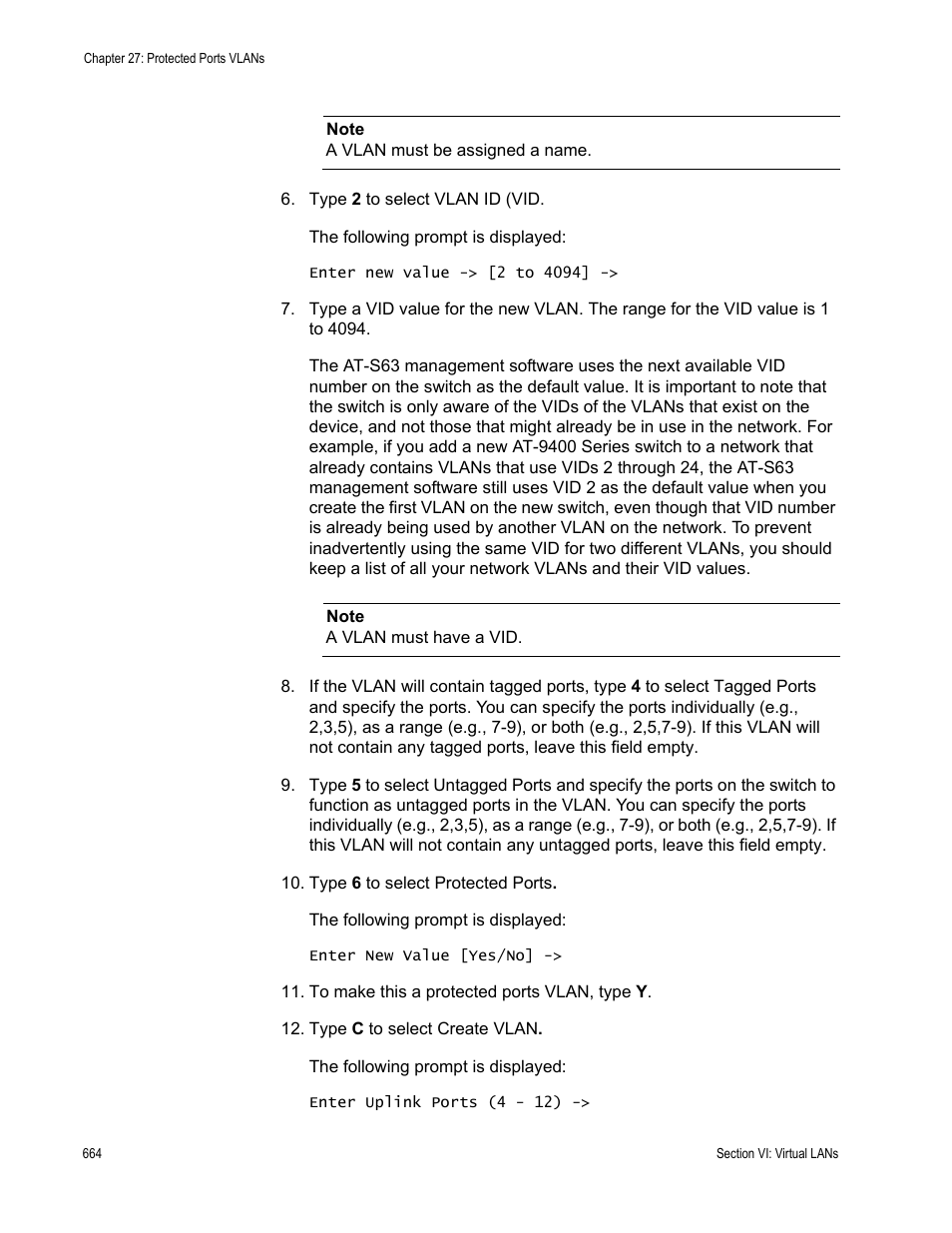 Allied Telesis AT-S63 User Manual | Page 664 / 942