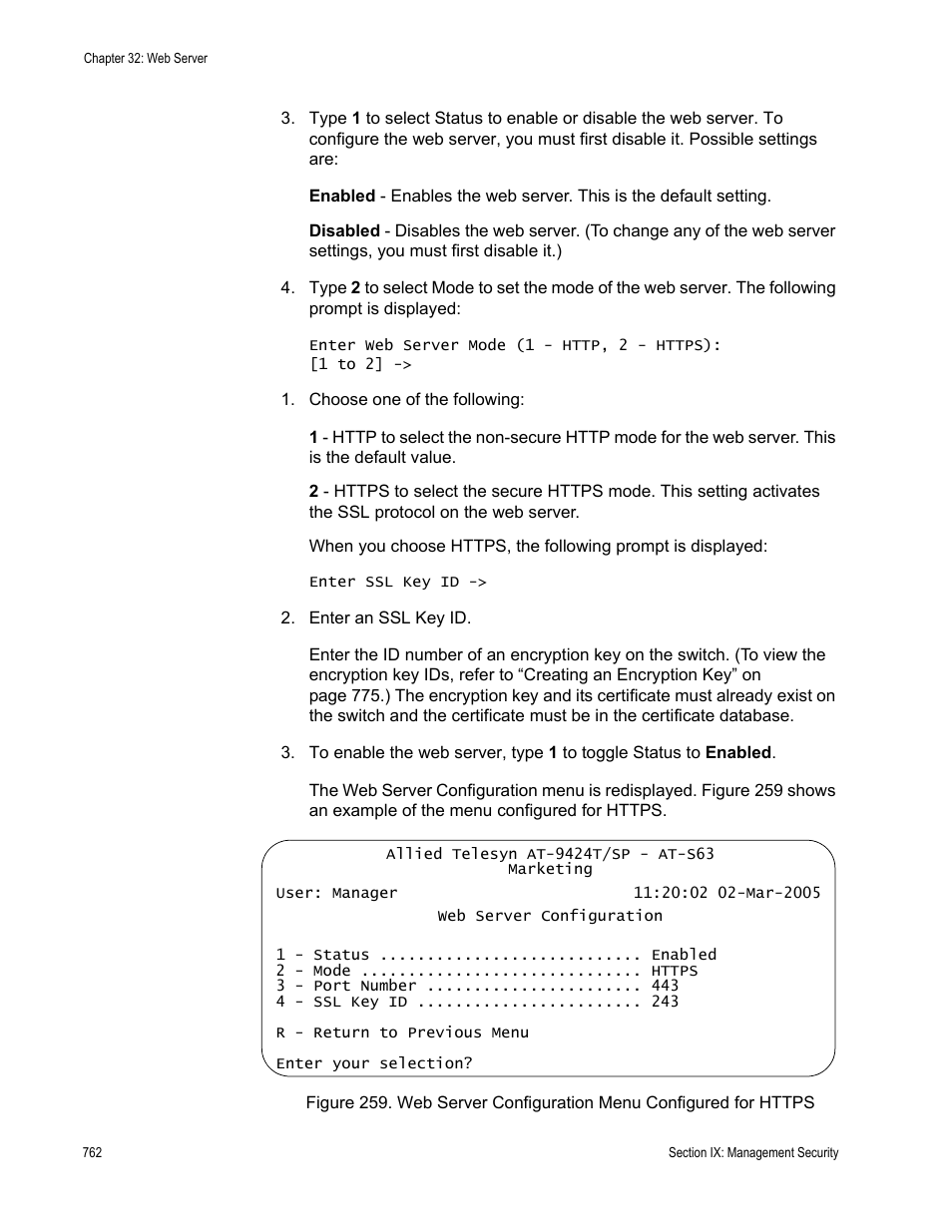 Allied Telesis AT-S63 User Manual | Page 762 / 942