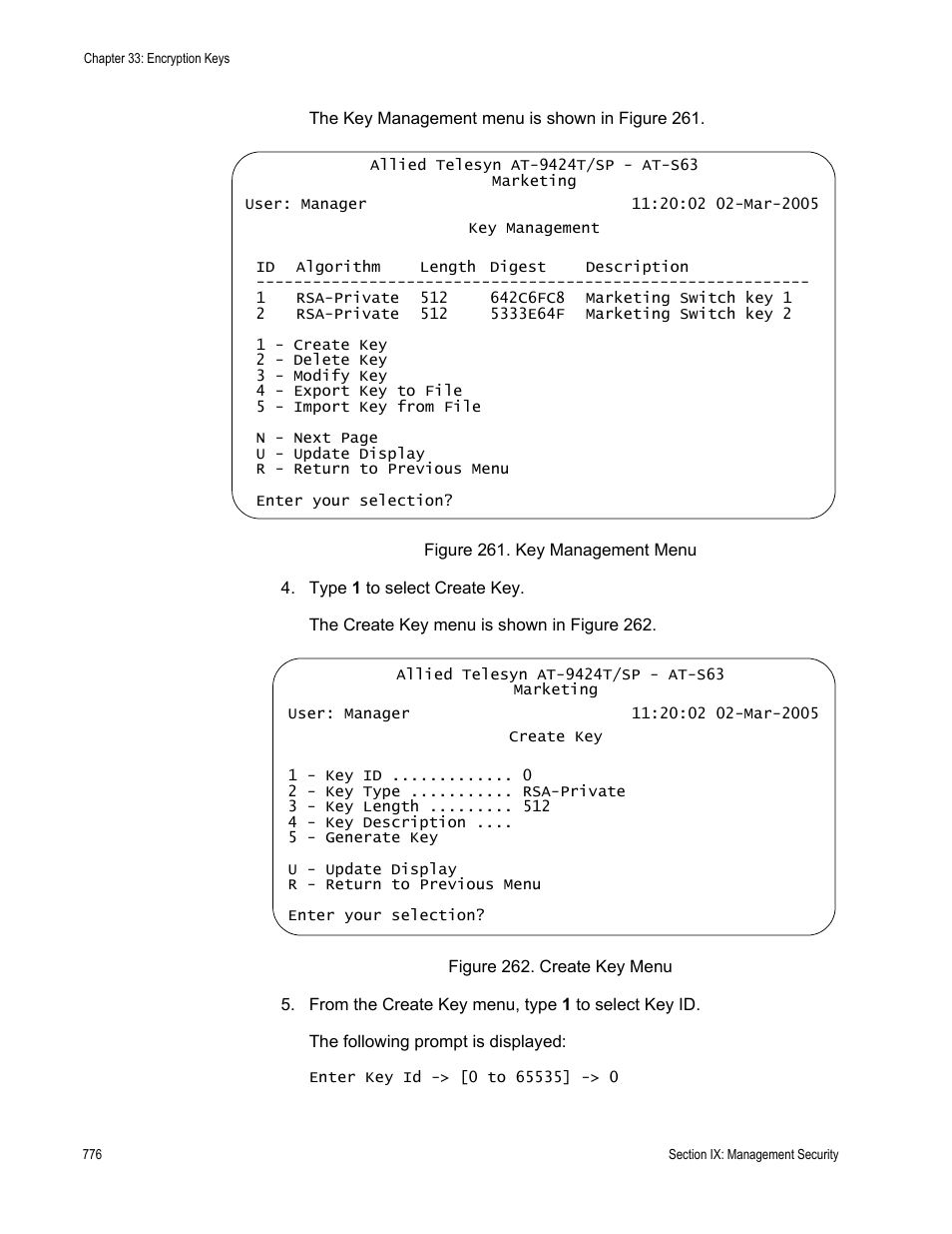 Allied Telesis AT-S63 User Manual | Page 776 / 942