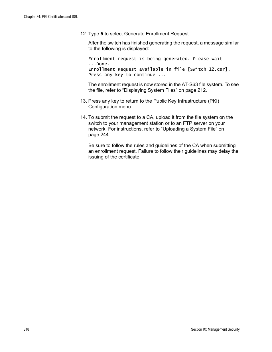 Allied Telesis AT-S63 User Manual | Page 818 / 942
