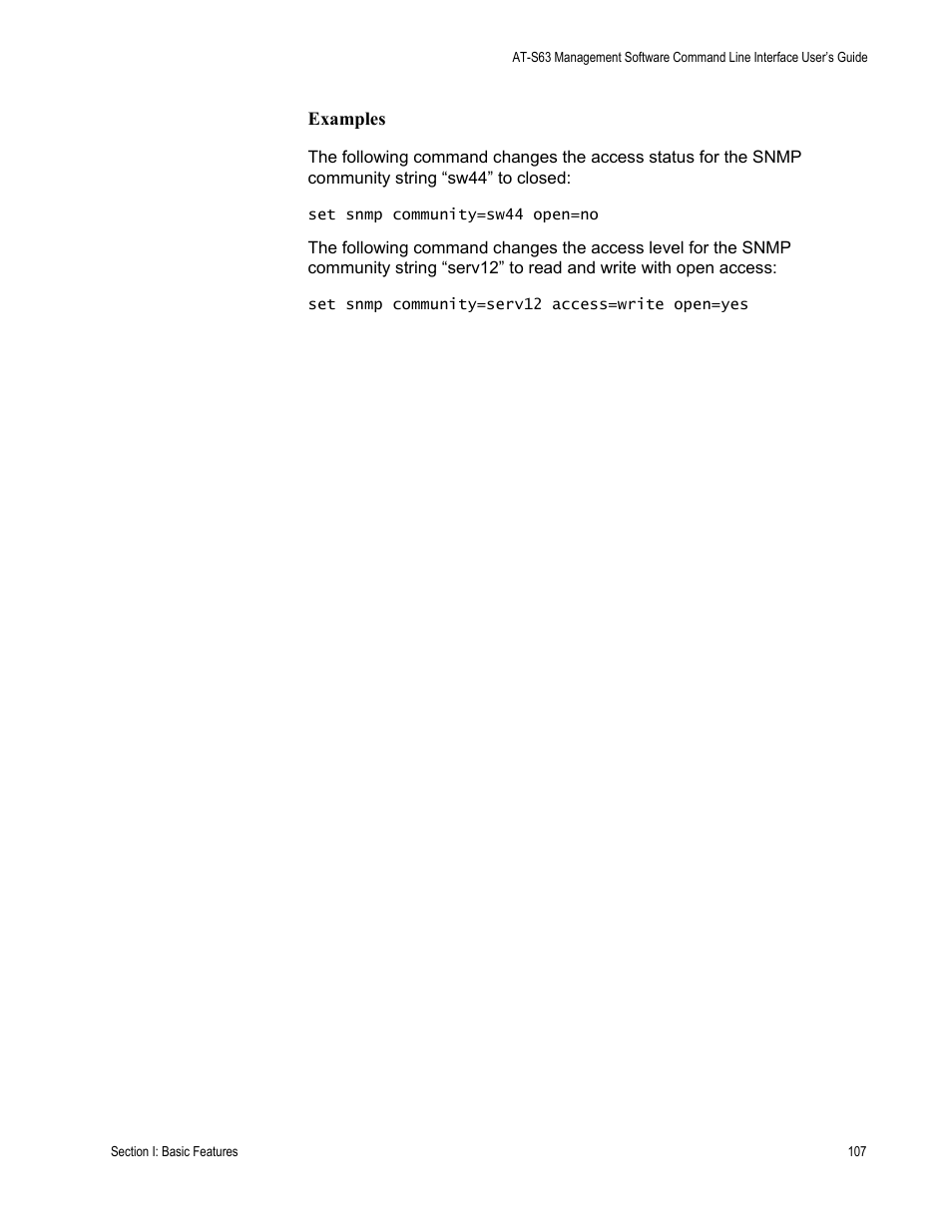 Allied Telesis AT-S63 User Manual | Page 107 / 726