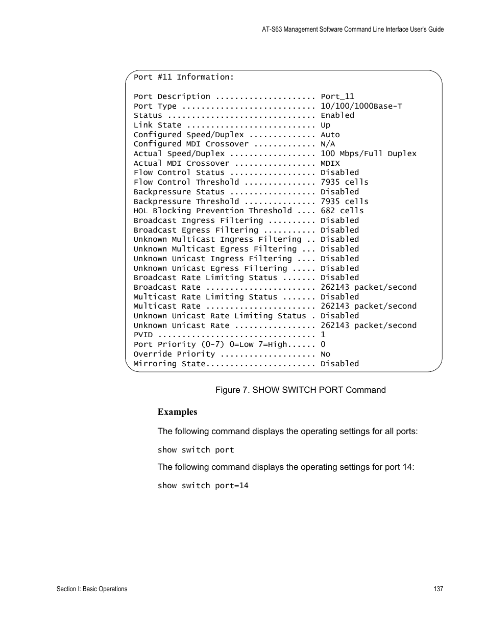 Allied Telesis AT-S63 User Manual | Page 137 / 726