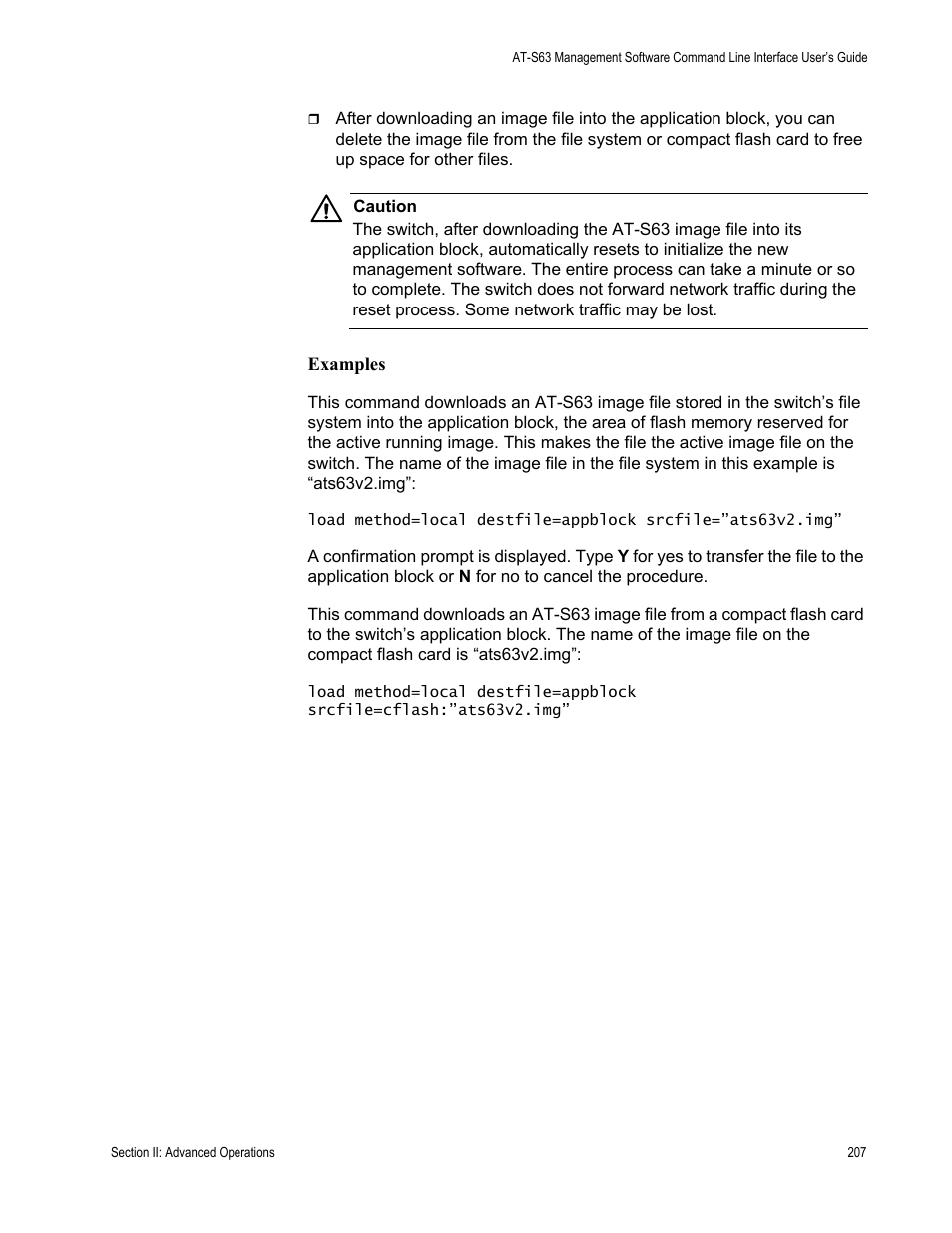 Allied Telesis AT-S63 User Manual | Page 207 / 726