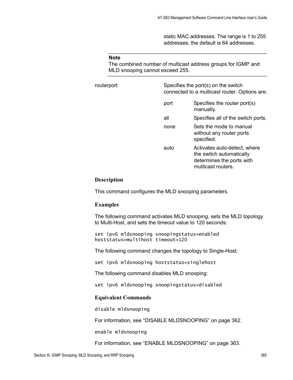 Allied Telesis AT-S63 User Manual | Page 365 / 726