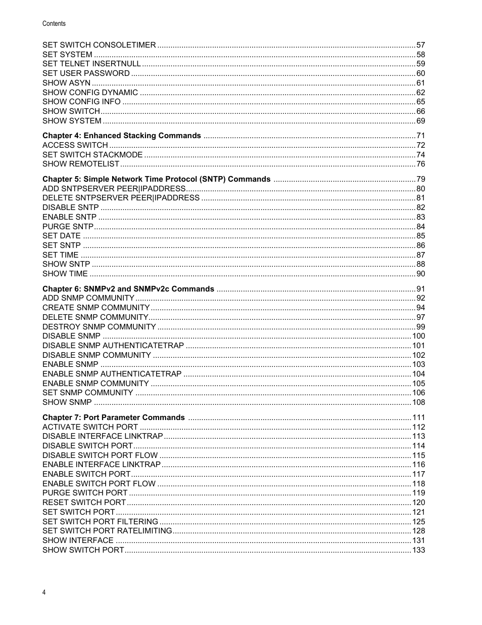Allied Telesis AT-S63 User Manual | Page 4 / 726
