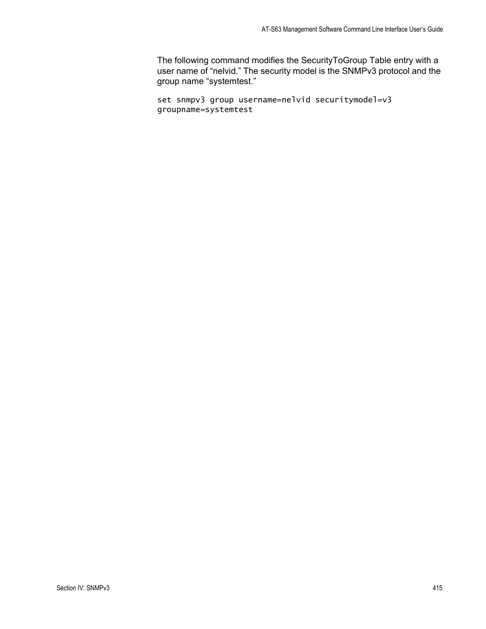 Allied Telesis AT-S63 User Manual | Page 415 / 726
