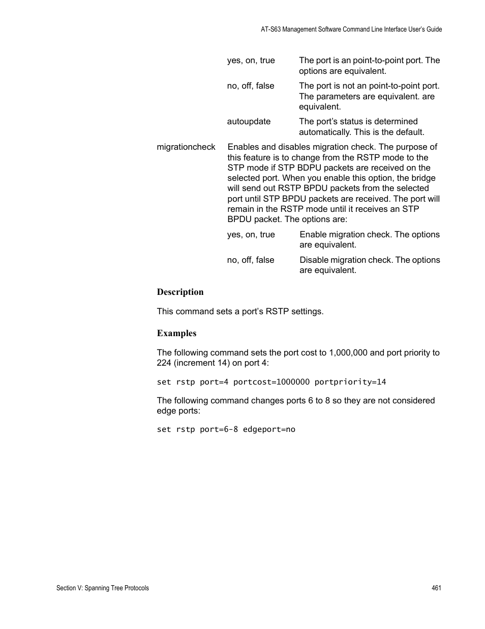 Allied Telesis AT-S63 User Manual | Page 461 / 726
