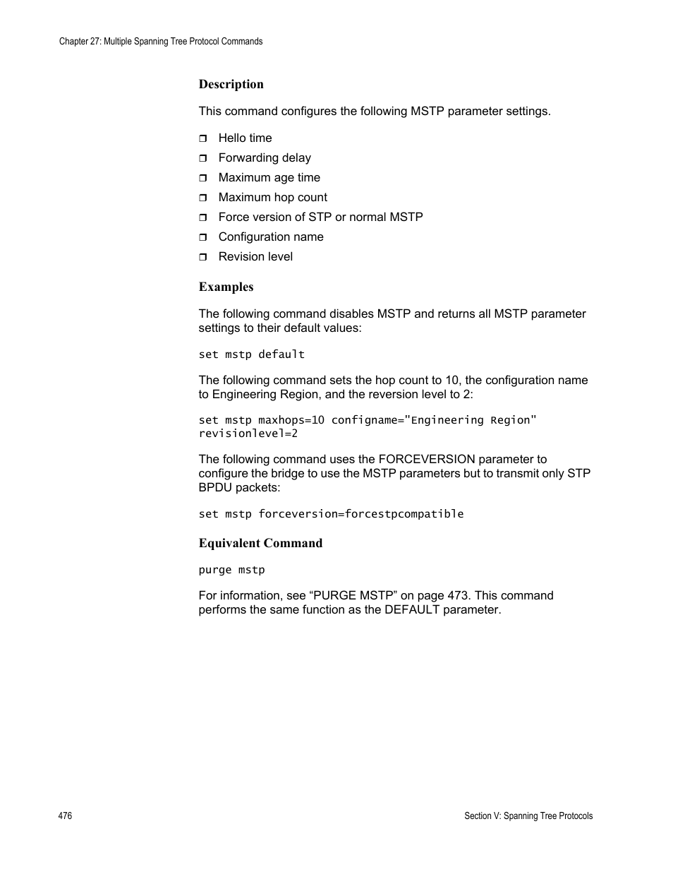 Allied Telesis AT-S63 User Manual | Page 476 / 726