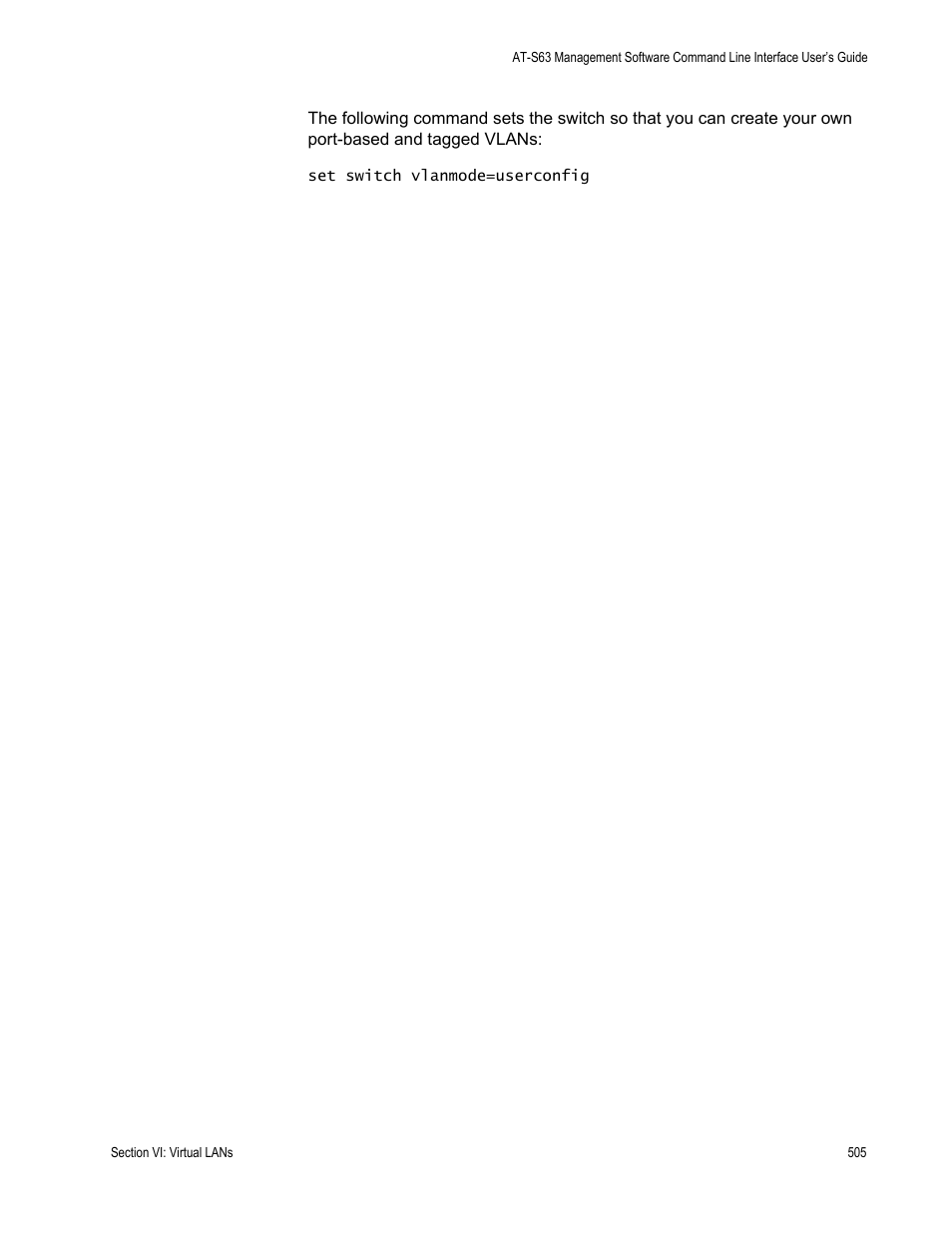 Allied Telesis AT-S63 User Manual | Page 505 / 726