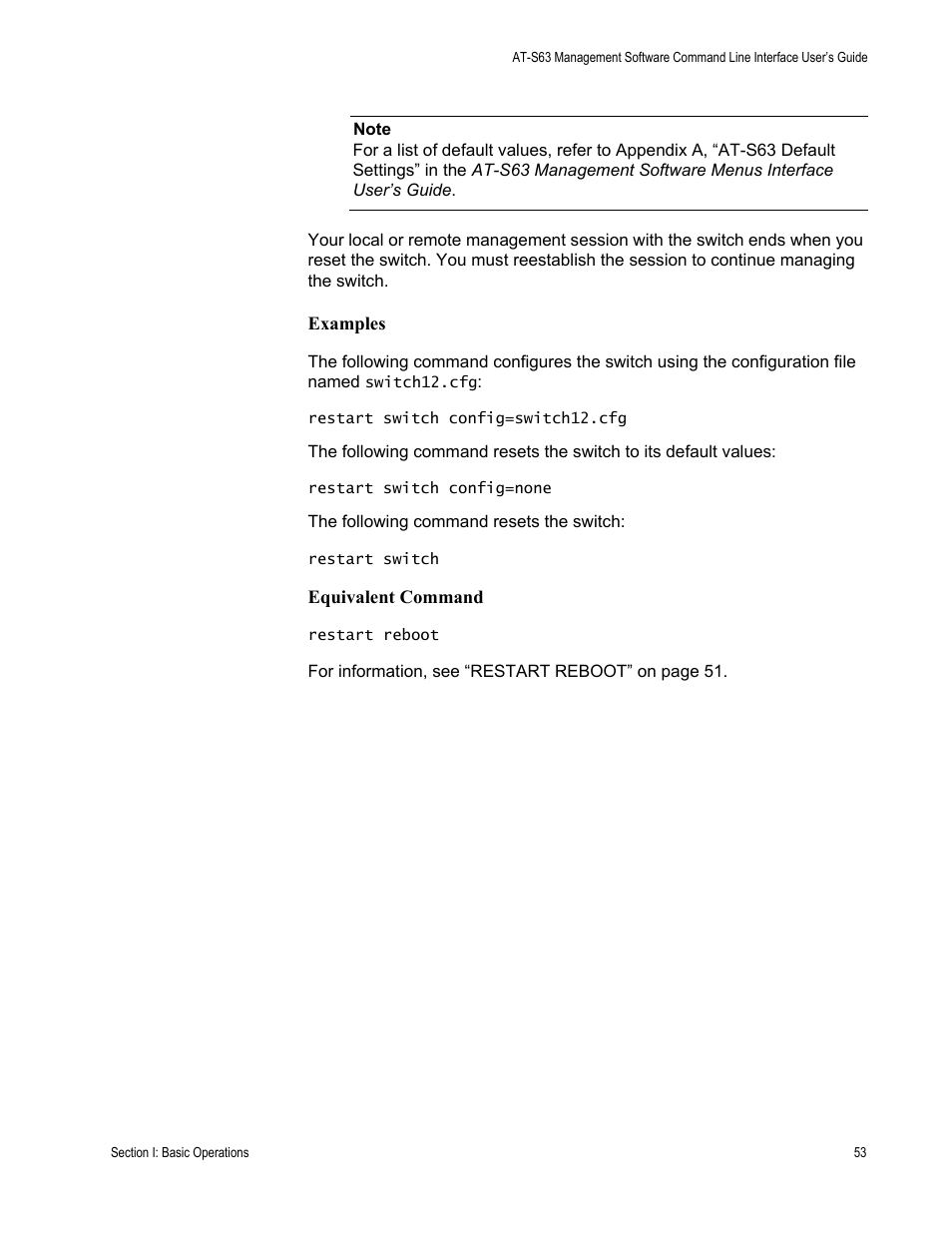 Allied Telesis AT-S63 User Manual | Page 53 / 726
