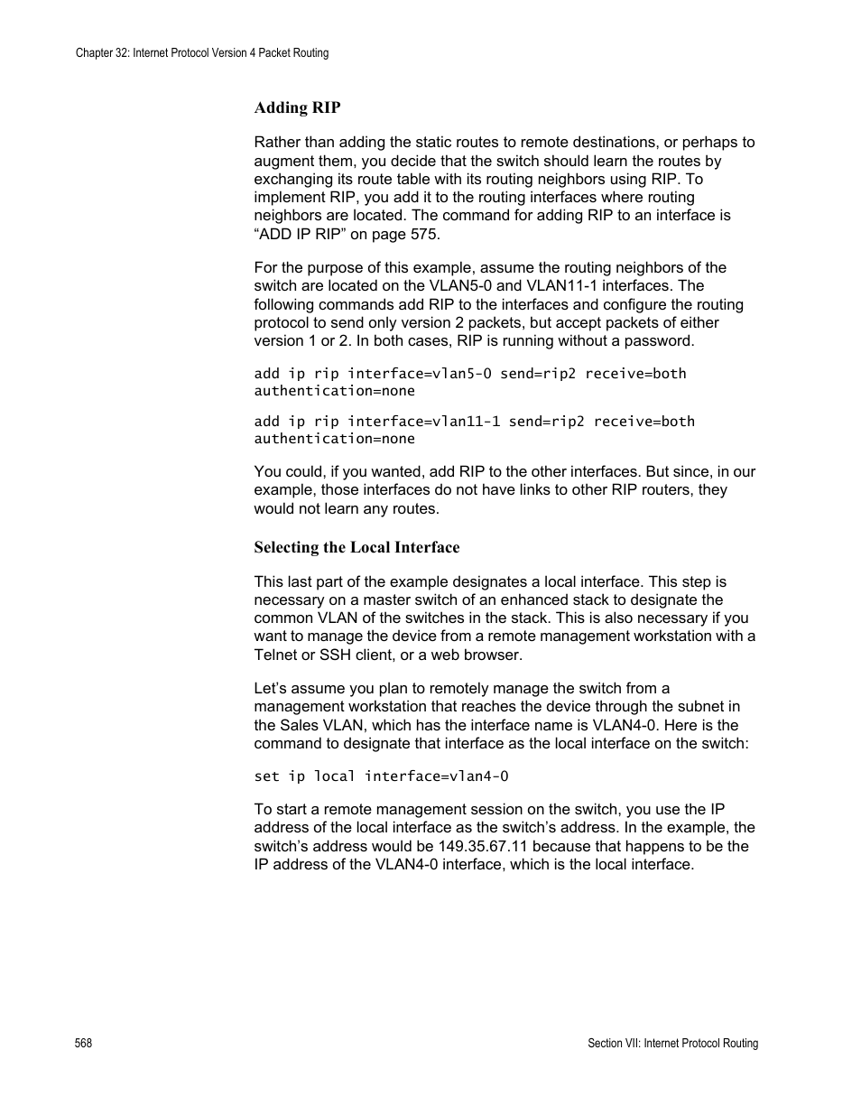 Allied Telesis AT-S63 User Manual | Page 568 / 726