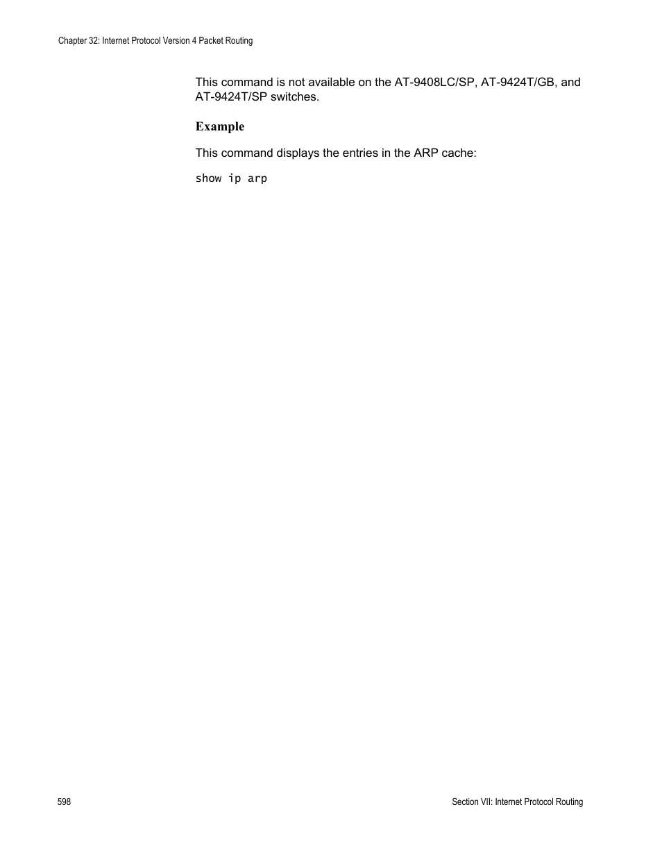 Allied Telesis AT-S63 User Manual | Page 598 / 726