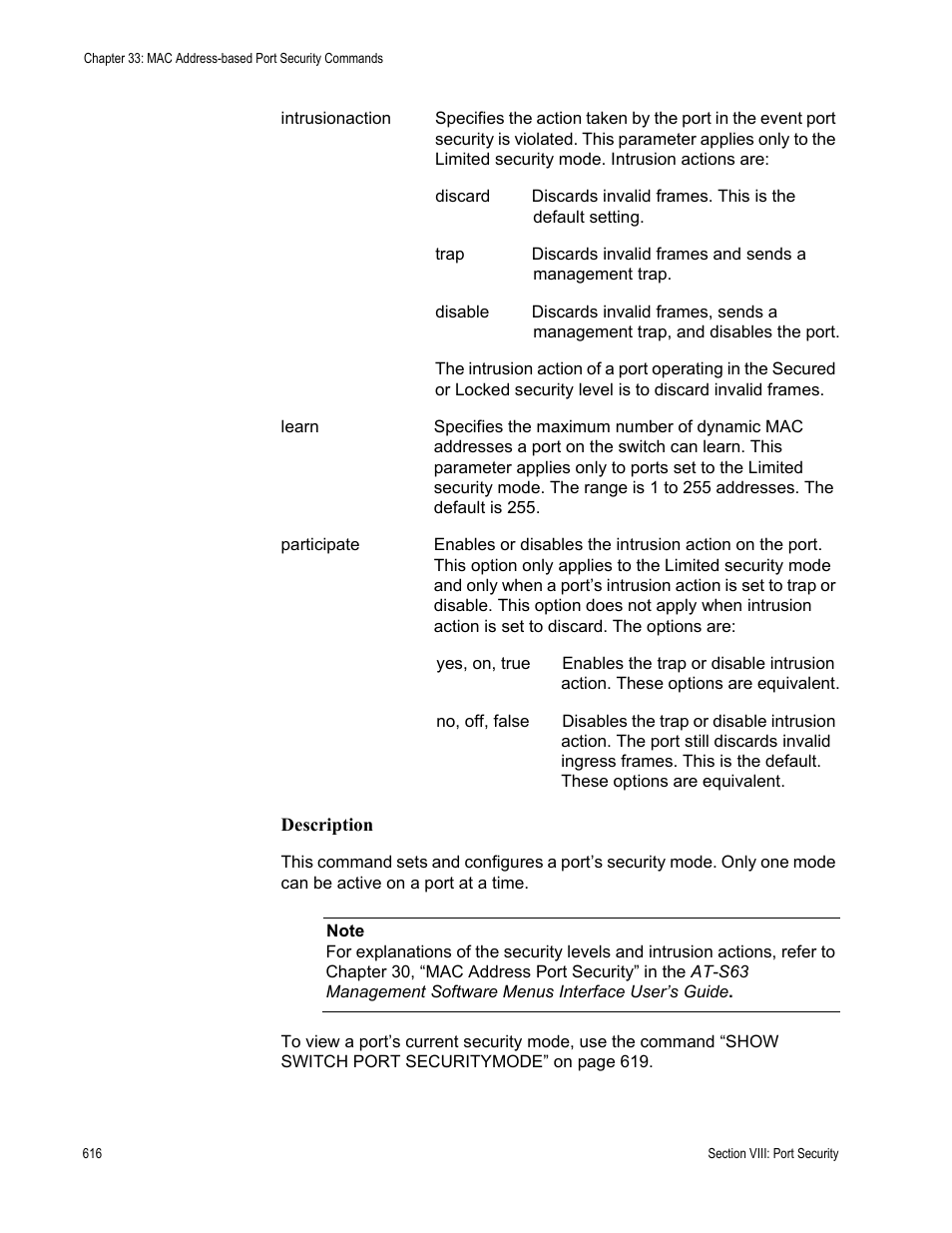 Allied Telesis AT-S63 User Manual | Page 616 / 726